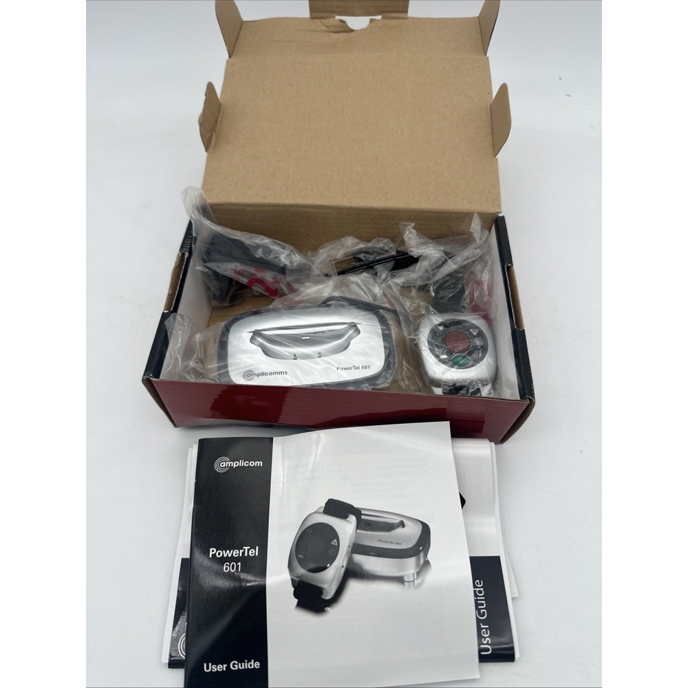 Amplicom PowerTel 601 Wireless DECT Wrist Shaker NEW
